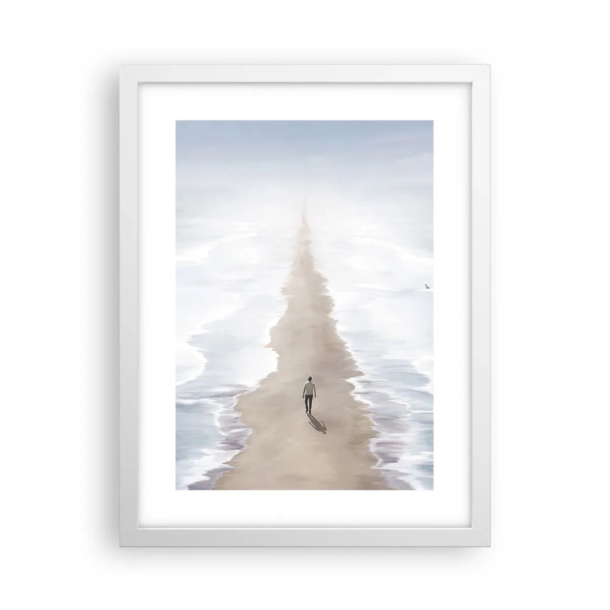 Poster in white frmae - Bright Future - 30x40 cm