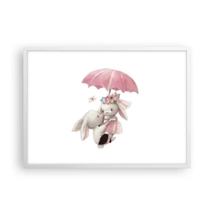 Poster in white frmae - This Is Love - 70x50 cm