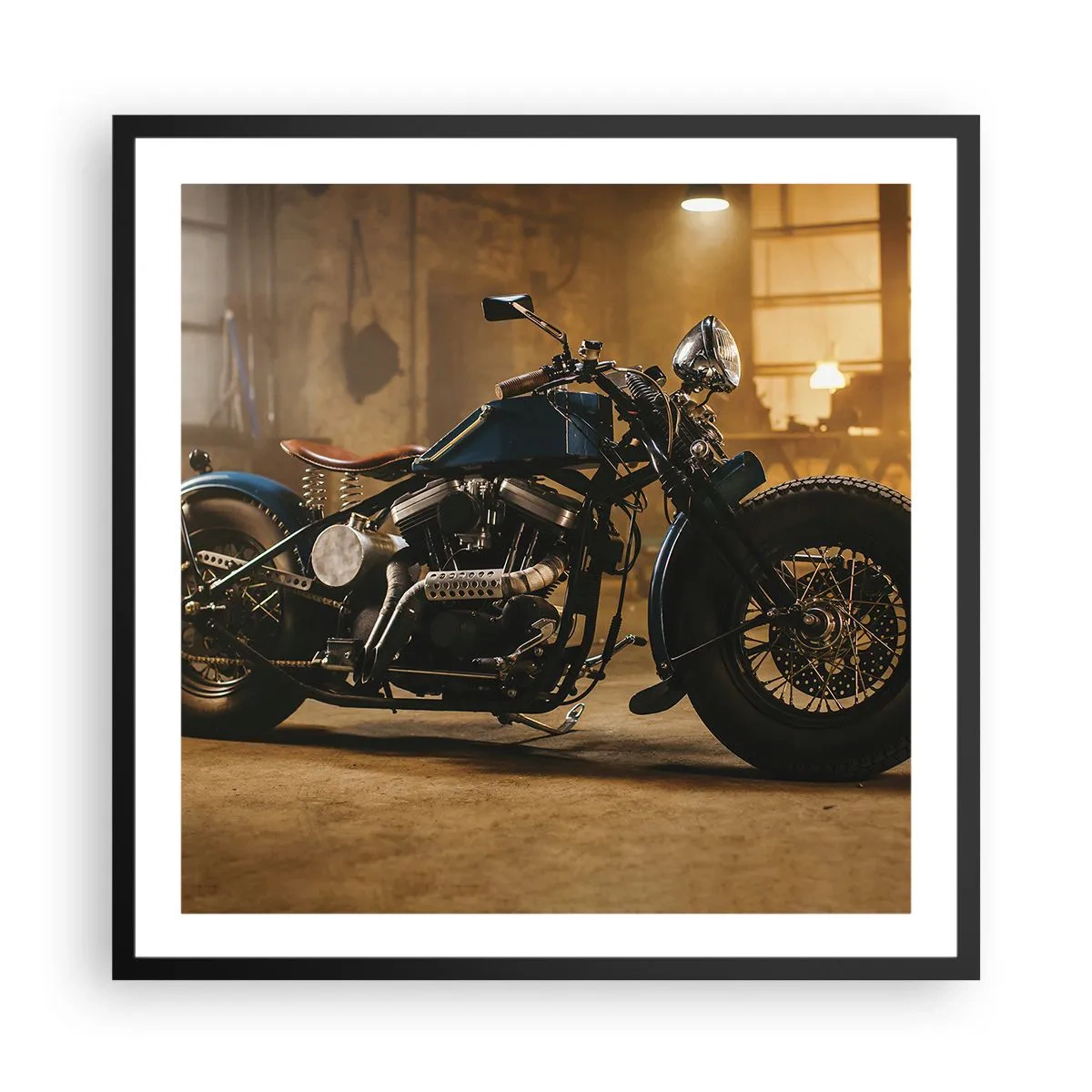 Poster in black frame - I Can Do Anything - 60x60 cm