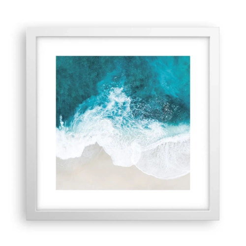 Poster in white frmae - Natural Caress - 30x30 cm