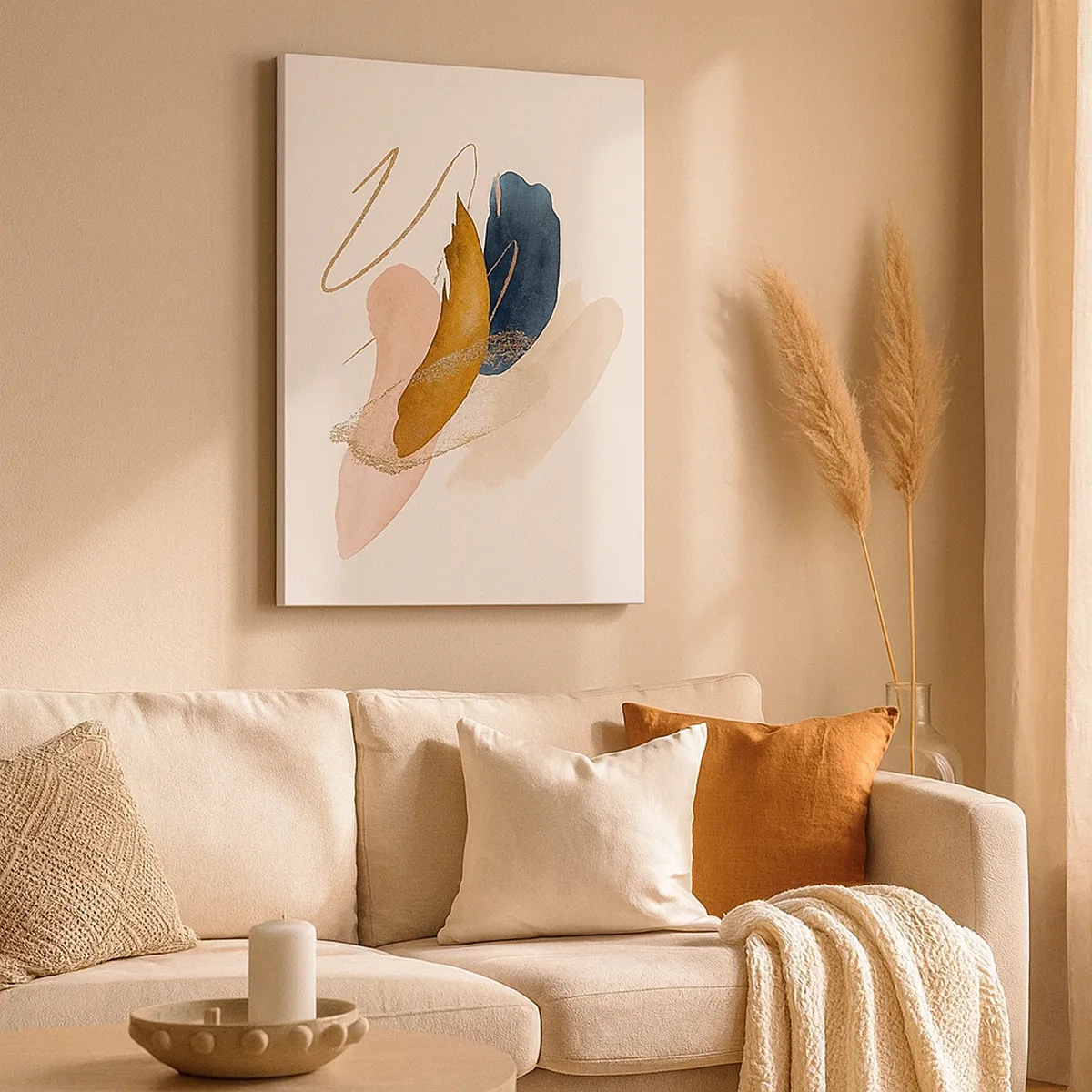 Canvas picture - Composition with Wings - 50x70 cm