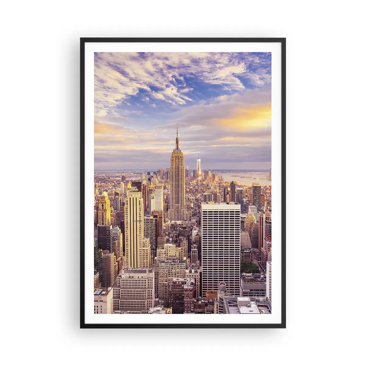 Poster in black frame - Reaching the Clouds - 70x100 cm