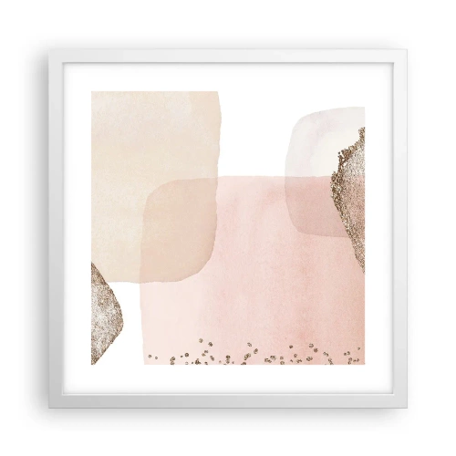 Poster in white frmae - Look through Colour - 40x40 cm