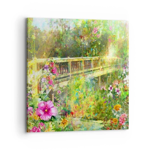 Canvas picture - Bridge of Spring Sighs - 70x70 cm