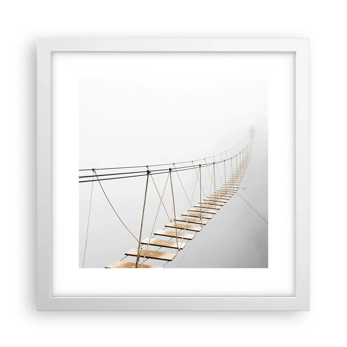 Poster in white frmae - Where Did He Take You? - 30x30 cm