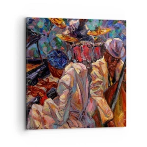 Canvas picture - In the Same Rhythm - 70x70 cm