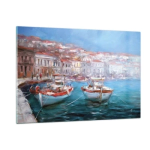 Glass picture - Italian Bay - 120x80 cm