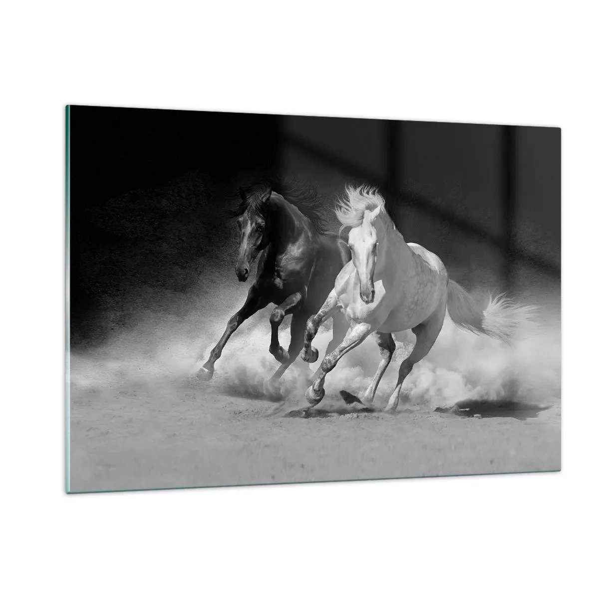 Glass picture - Gallop of Freedom - 120x80 cm