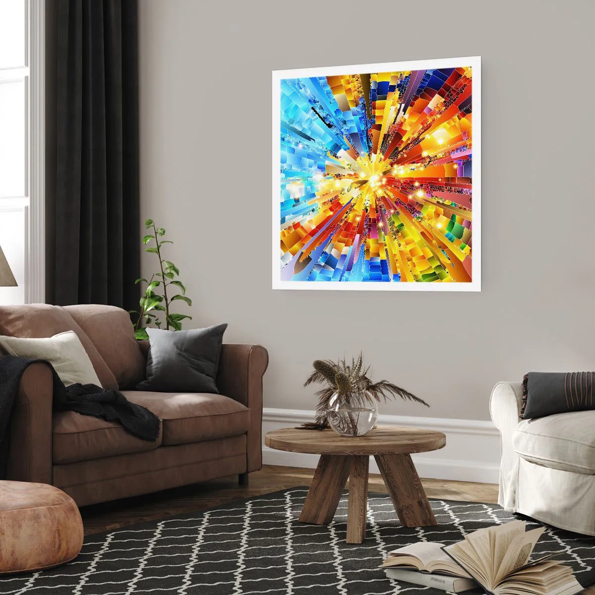 Poster - In Medias Res - 40x40 cm