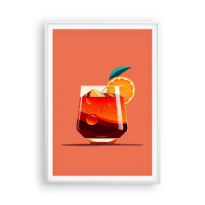 Poster in white frmae - Summer Refreshment - 70x100 cm