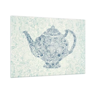 Glass picture - Charm of Tea - 100x70 cm
