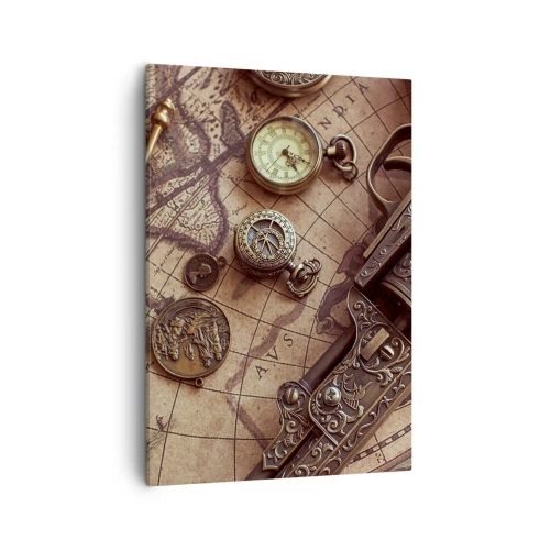 Canvas picture - Adventure Calls - 50x70 cm