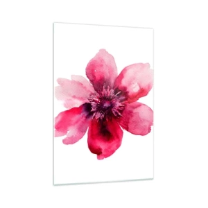 Glass picture - Carmine, Fragrant Kiss - 70x100 cm