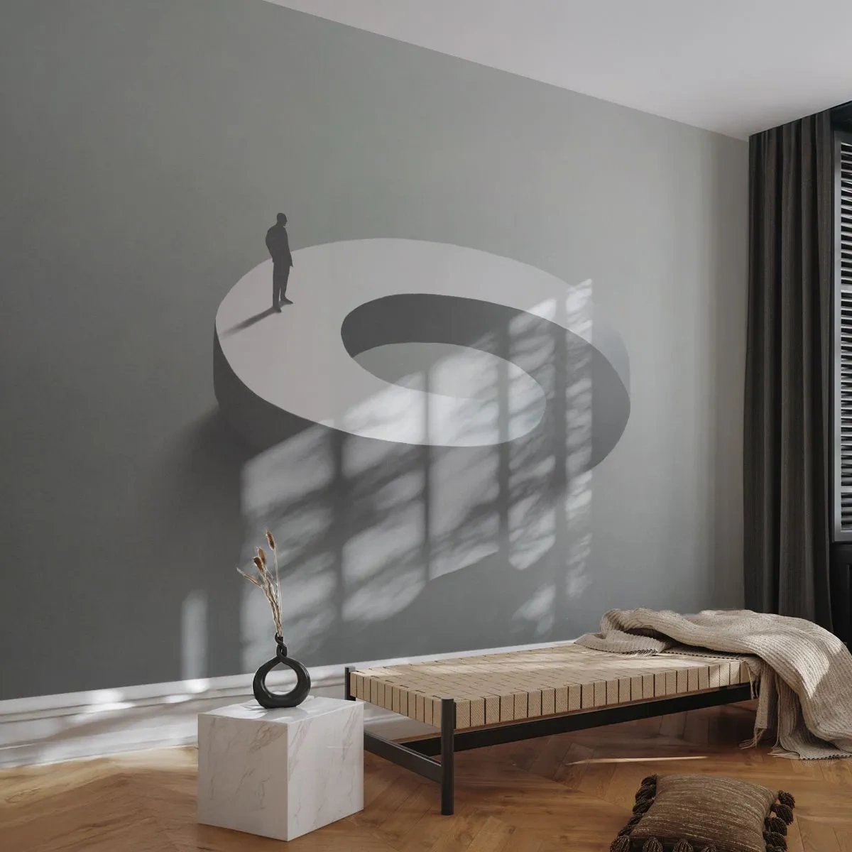 Self-Adhesive Photo Wallpaper Deluxe Sticker - Puzzle It out - Man, 3D, Businessman - 250x175 cm