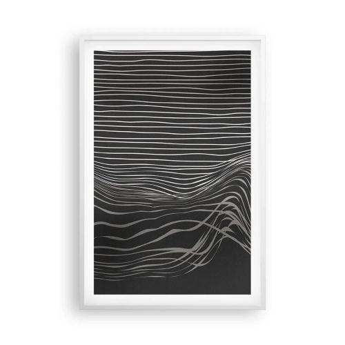 Poster in white frmae - Rhythm and Accent - 61x91 cm