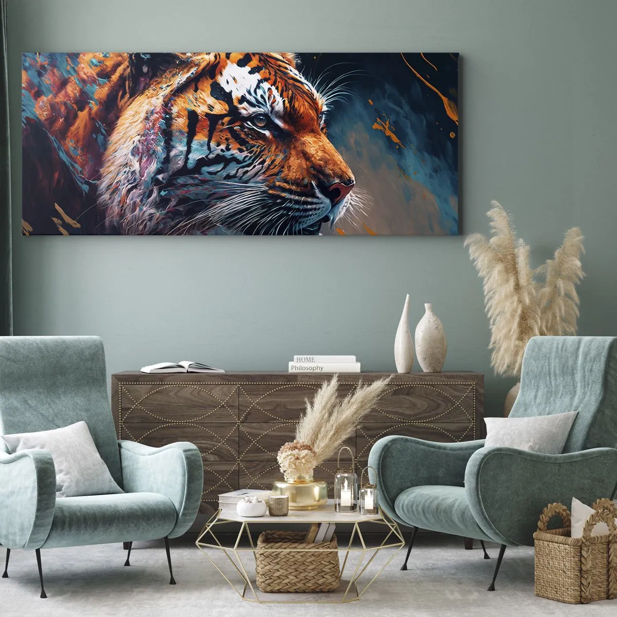 Canvas picture - Wild Beauty - 140x50 cm