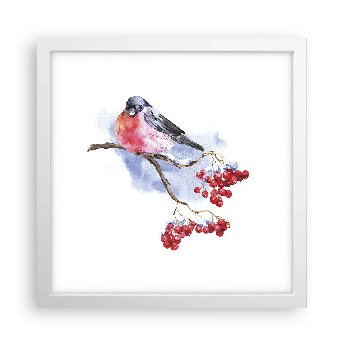Poster in white frmae - Winter in Colour - 30x30 cm
