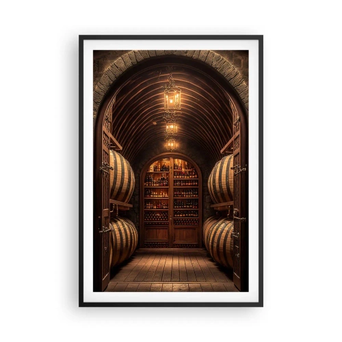 Poster in black frame - Atmospheric Cellar - 61x91 cm