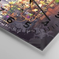 Clock face with numbers