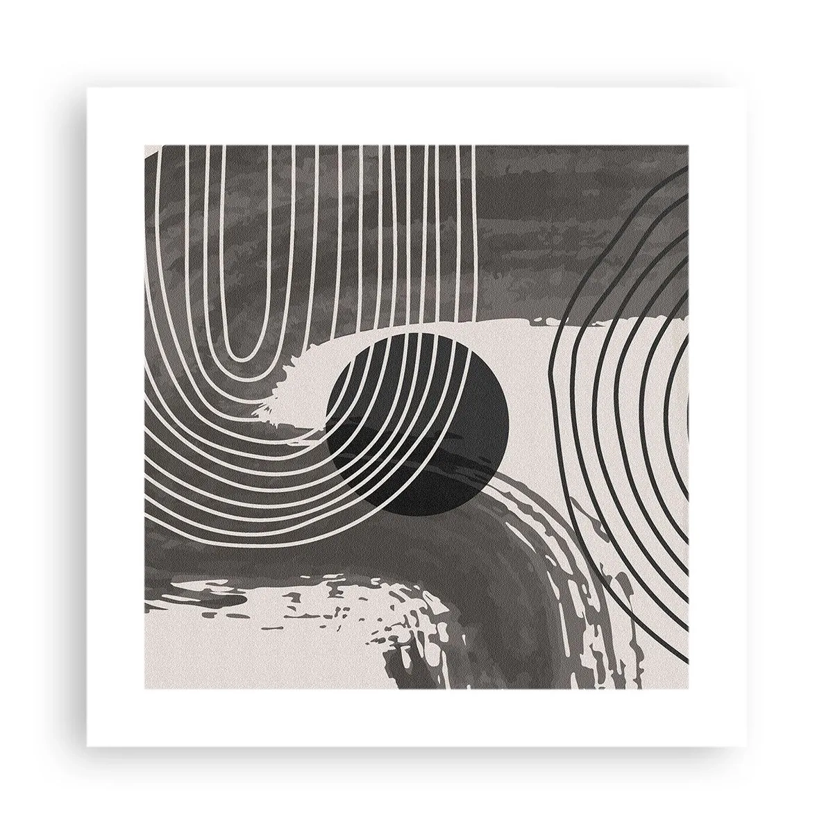 Poster - Oval Wins - 40x40 cm