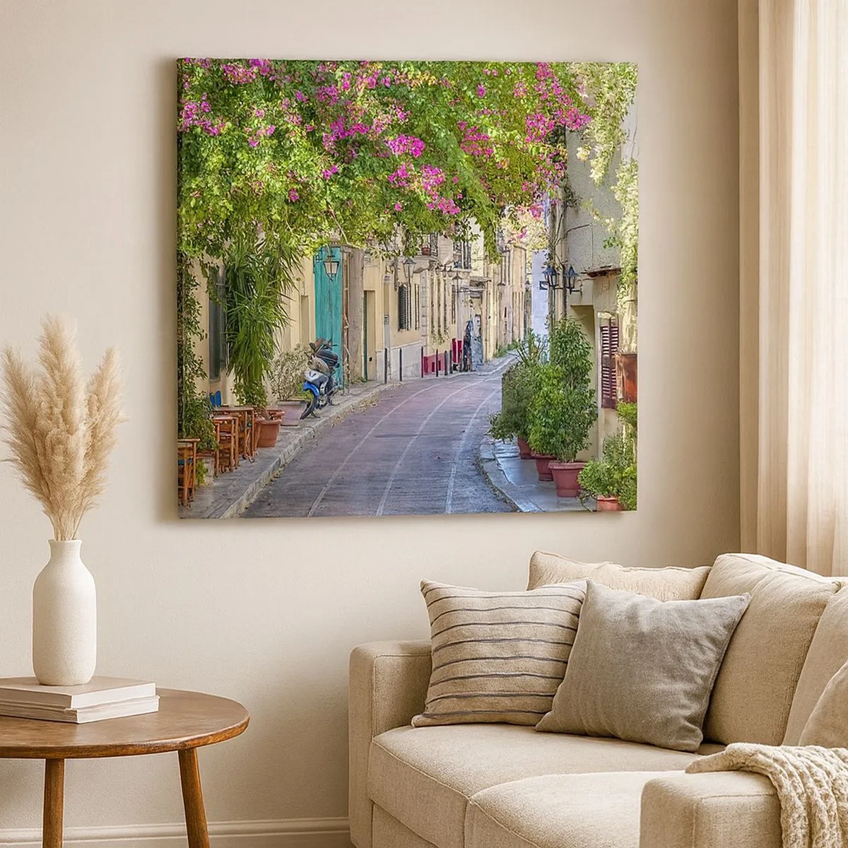 Canvas picture - Blooming Alley - 30x30 cm