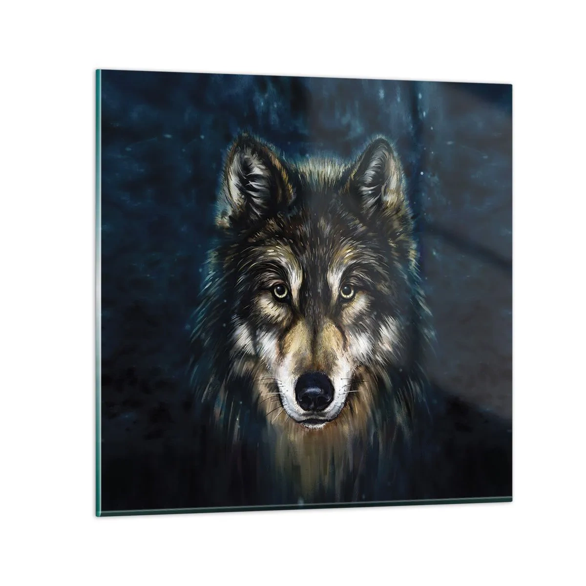 Glass picture - Alpha? And Omega - 40x40 cm