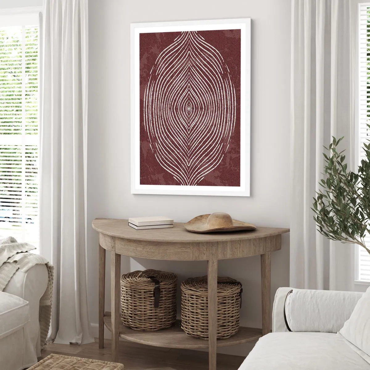 Poster in white frmae - Space Talks - 61x91 cm