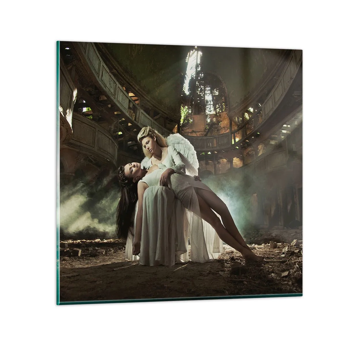 Glass picture - Spirit of Old Theatre - 70x70 cm