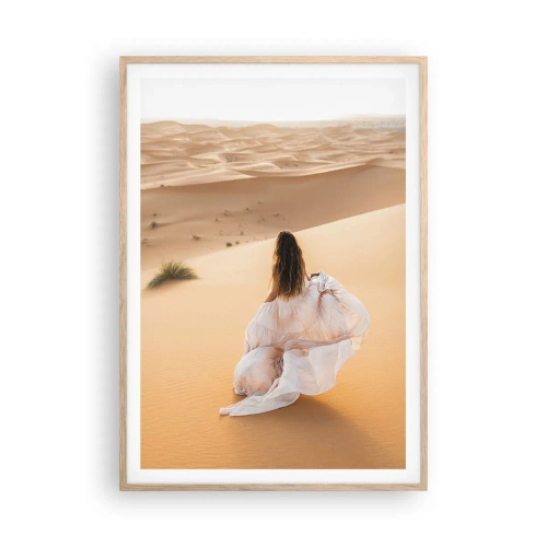 Poster in light oak frame - Escape to Freedom - 70x100 cm