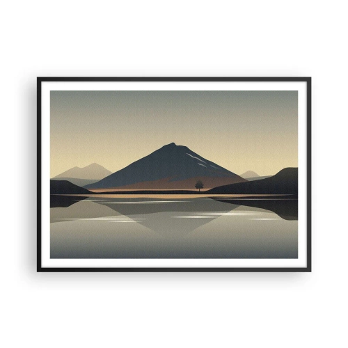 Poster in black frame - Mirror Image - 100x70 cm