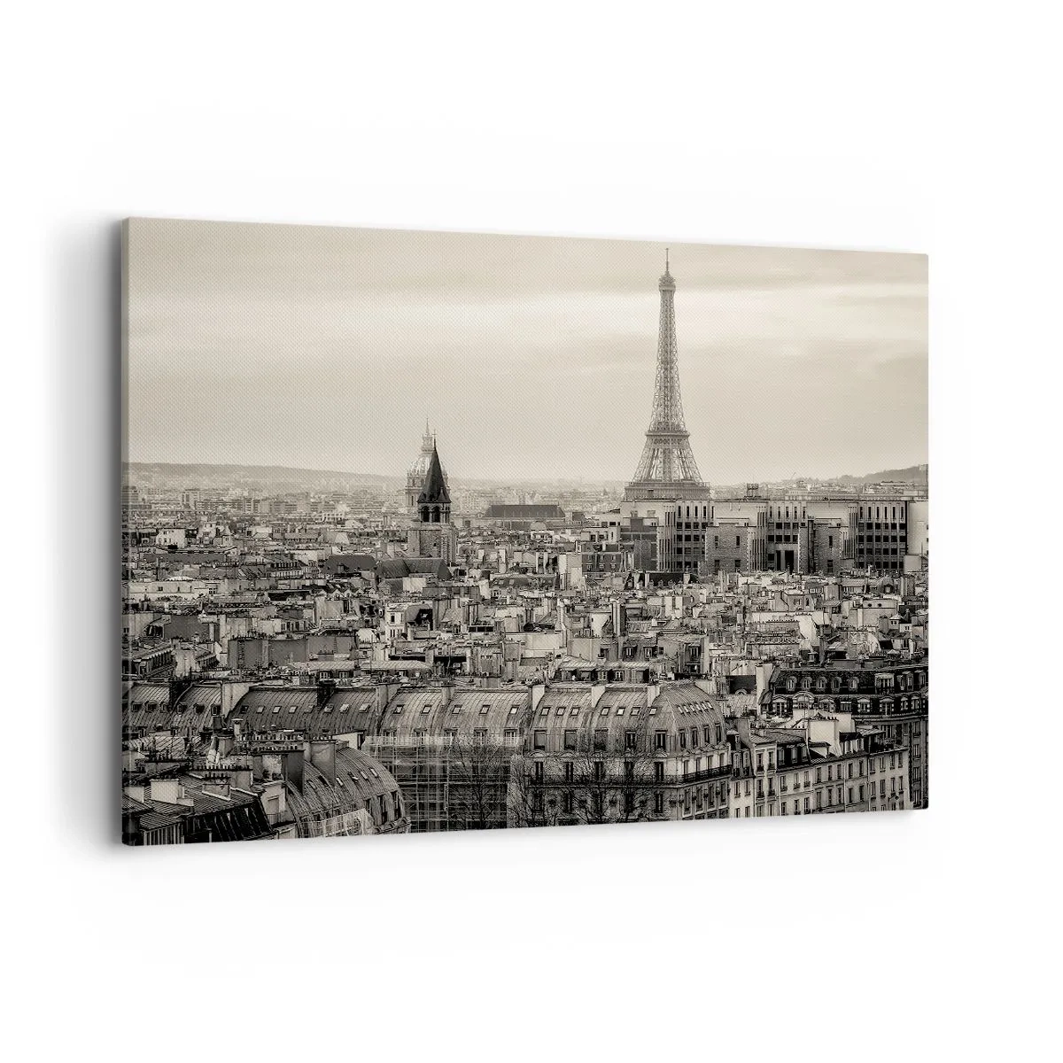 Canvas picture - Over the Roofs of Paris - 100x70 cm