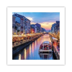 Poster - Evening of Light and Fun - 40x40 cm