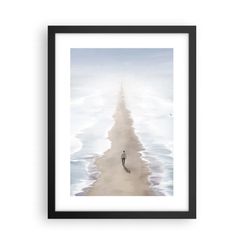 Poster in black frame - Bright Future - 30x40 cm
