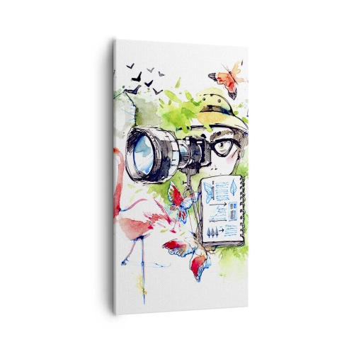 Canvas picture - In Travelller's Lens - 55x100 cm