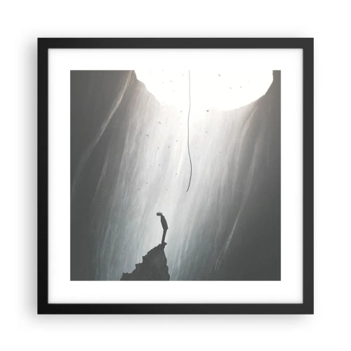 Poster in black frame - There Is Always Some Way Out - 40x40 cm