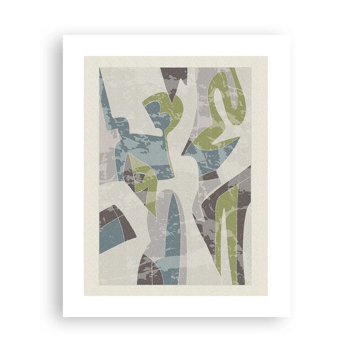 Poster - Composition with Window Pane - 40x50 cm