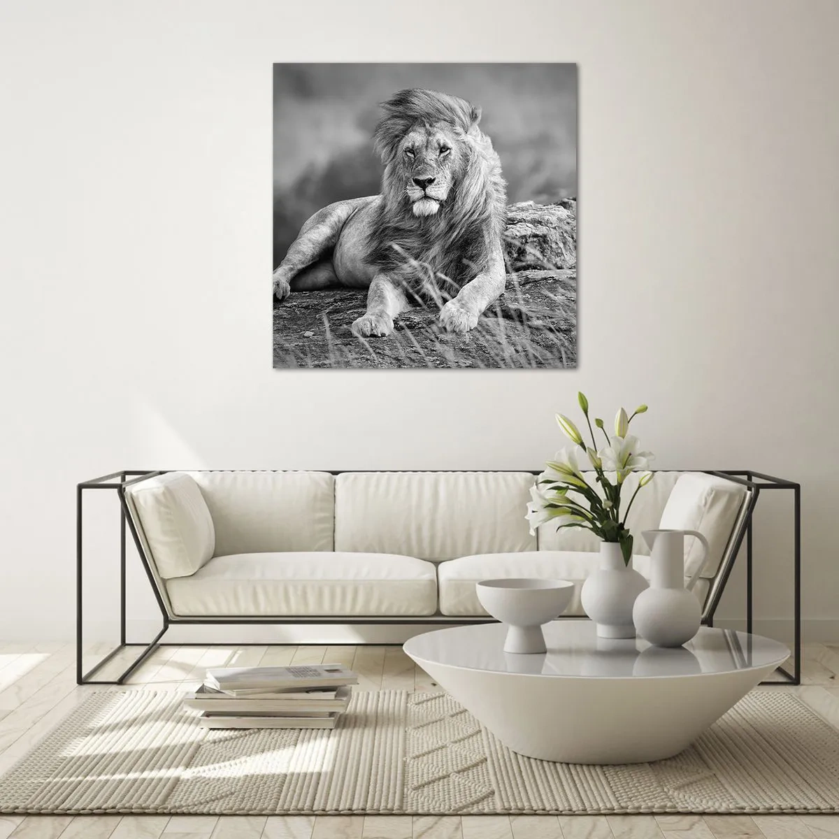 Glass picture - Royal Siesta - 30x30 cm