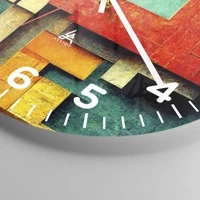 Clock face with numbers