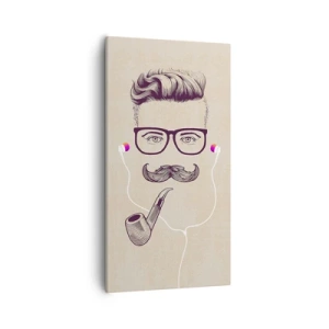 Canvas picture - A Real Man? - 55x100 cm