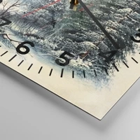 Clock face with numbers