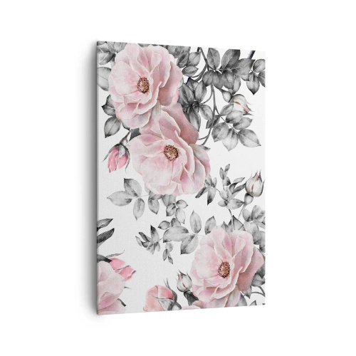 Canvas picture - Getting Lost in Rose Flowers - 70x100 cm