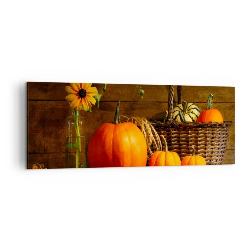 Canvas picture - Rustic Composition - Fruit of Autumn - 140x50 cm