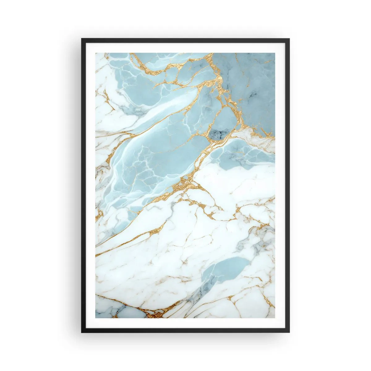 Poster in black frame - Richness of the Stone - 70x100 cm