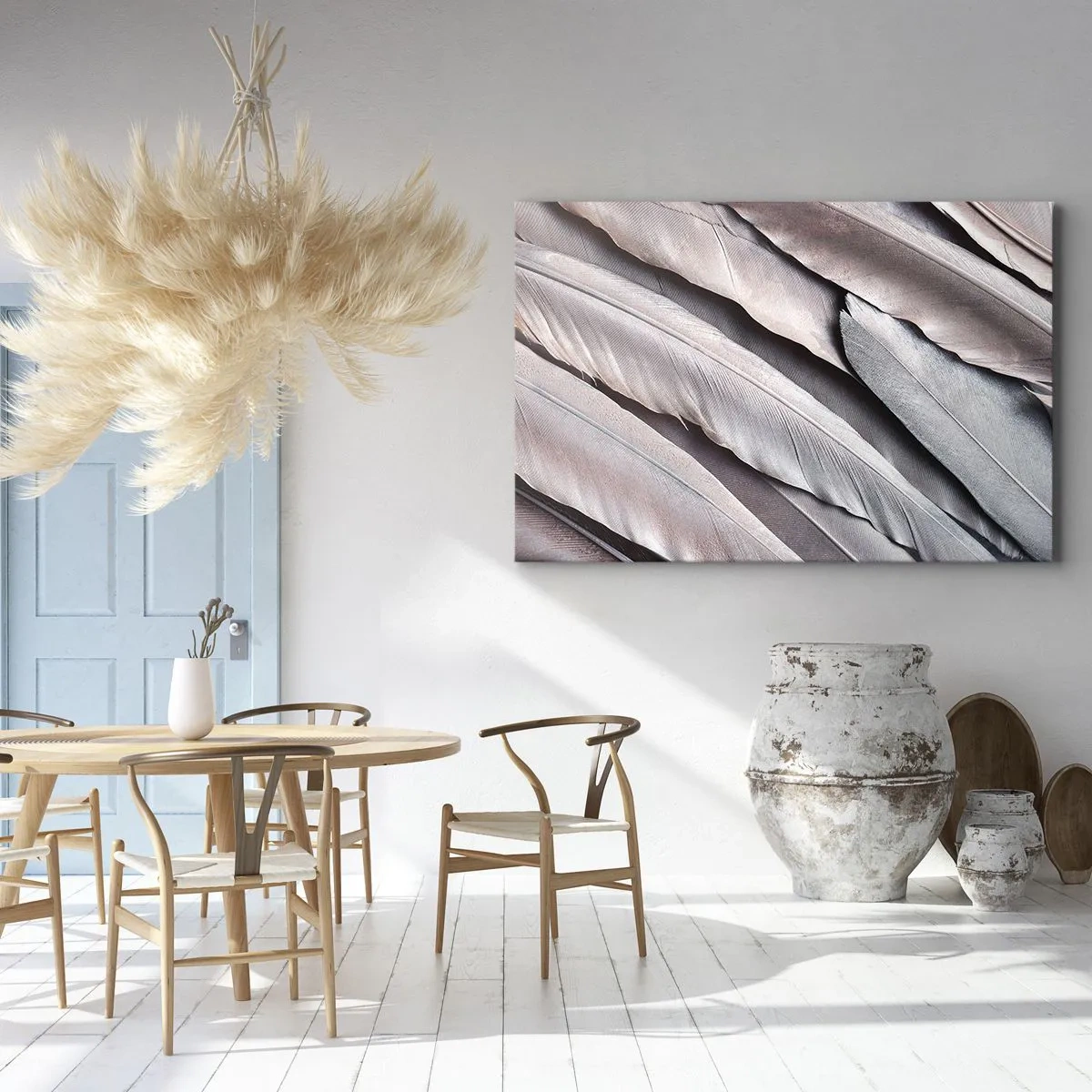 Canvas picture - In Pink Silverness - 120x80 cm