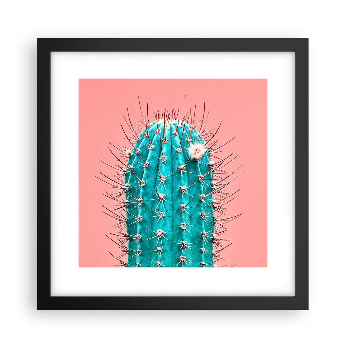Poster in black frame - Just Look - 30x30 cm