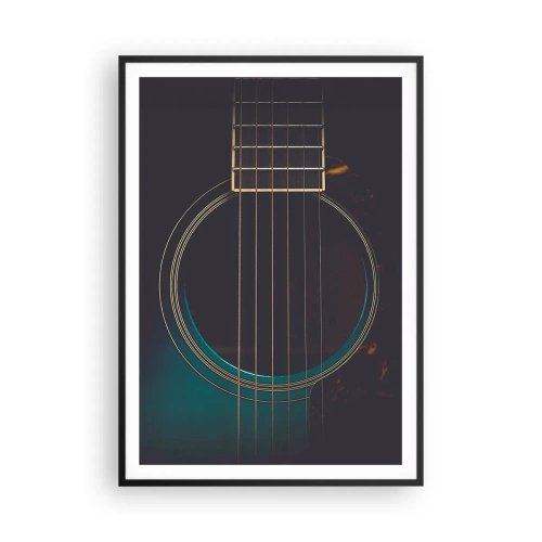 Poster in black frame - A Moment Before It Sounds - 70x100 cm