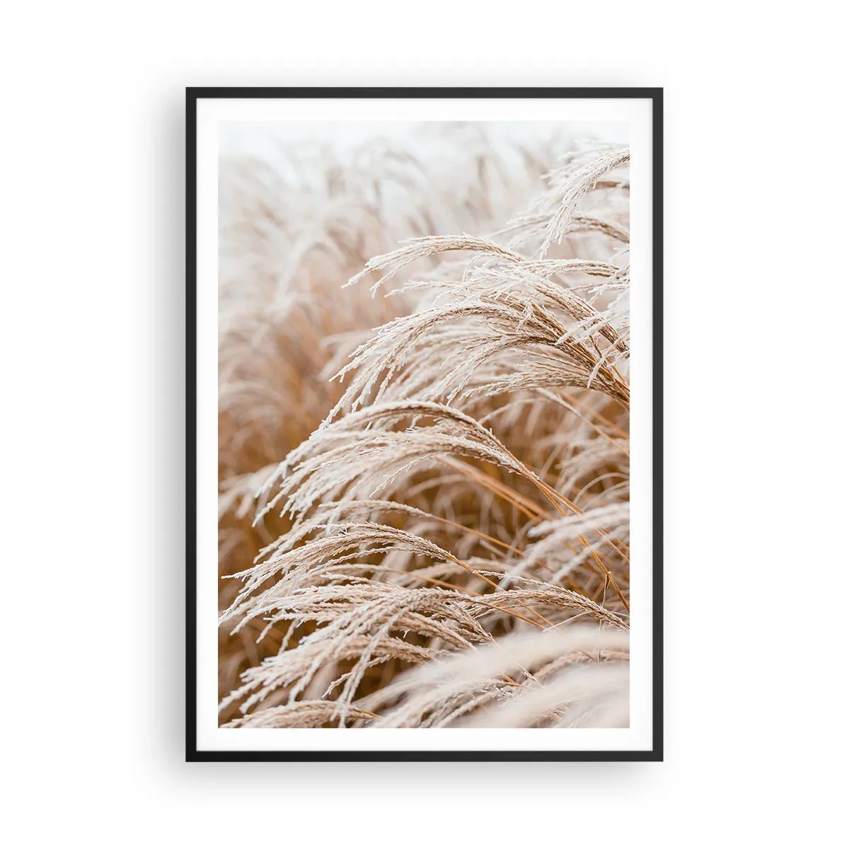 Poster in black frame - Bow to the Autumn Sun - 70x100 cm