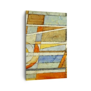 Canvas picture - Cubism on a Construction Site - 80x120 cm