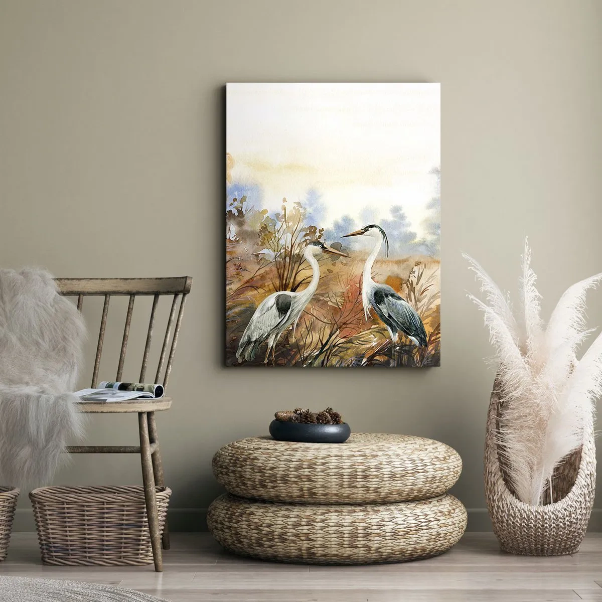 Canvas picture - Where to in Autumn? - 65x120 cm