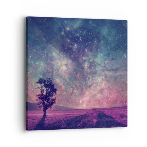 Canvas picture - Under Magical Sky - 30x30 cm